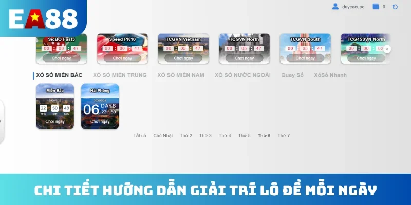Chi tiết hướng dẫn giải trí lô đề mỗi ngày